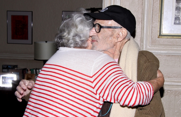 Photo Flash: Larry Kramer Vists Terrence McNally, Tyne Daly & Cast at MOTHERS AND SONS Image