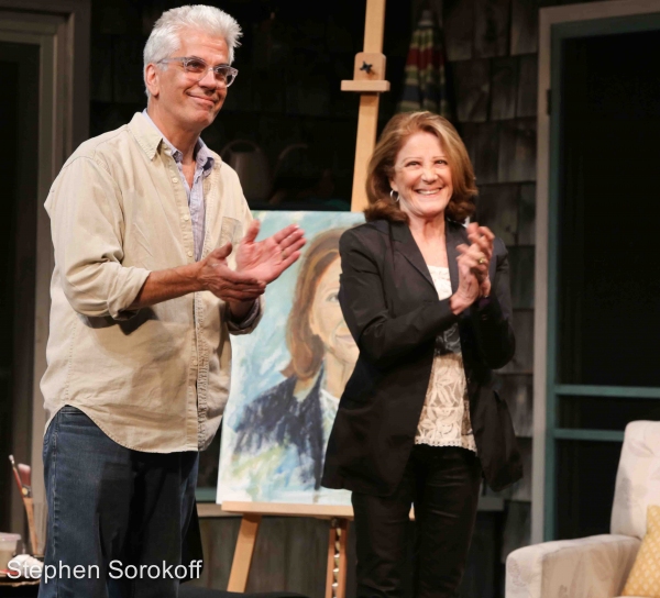 Photo Coverage: Steve Bakunas Paints Linda Lavin in PORTRAIT OF AN ARTIST Image