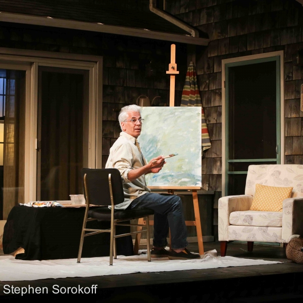 Photo Coverage: Steve Bakunas Paints Linda Lavin in PORTRAIT OF AN ARTIST Image