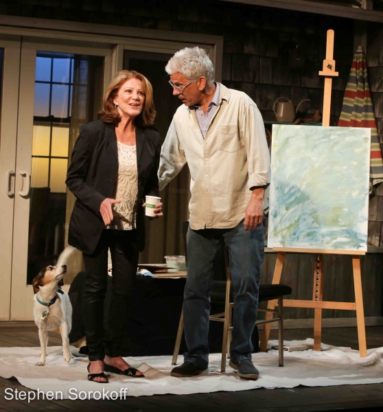 Photo Coverage: Steve Bakunas Paints Linda Lavin in PORTRAIT OF AN ARTIST Image