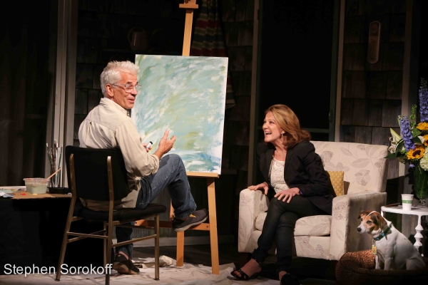 Photo Coverage: Steve Bakunas Paints Linda Lavin in  PORTRAIT OF AN ARTIST 