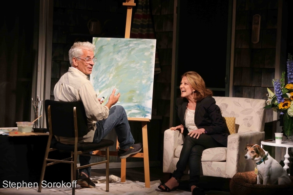 Photo Coverage: Steve Bakunas Paints Linda Lavin in PORTRAIT OF AN ARTIST Image