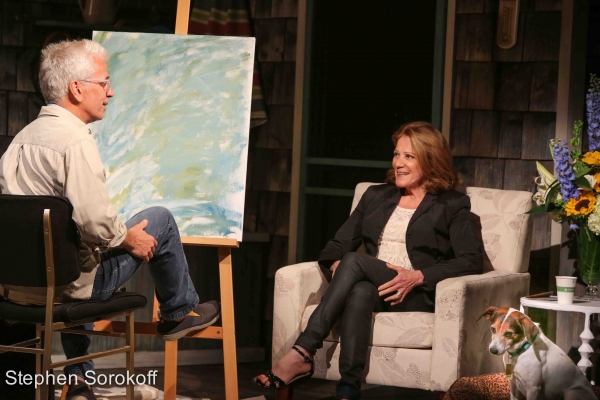 Photo Coverage: Steve Bakunas Paints Linda Lavin in PORTRAIT OF AN ARTIST Image