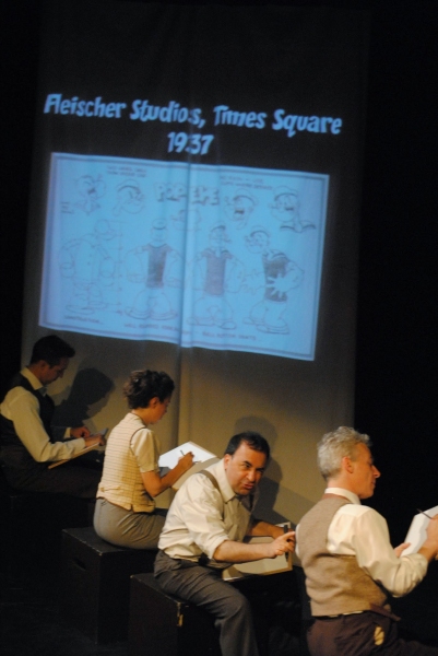 Photo Flash: Sneak Peek at Steven Rattazzi and More in Rehearsal for KING KIRBY at the Brick Image