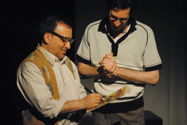 Photo Flash: Sneak Peek at Steven Rattazzi and More in Rehearsal for KING KIRBY at the Brick Image