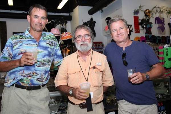 W.E.B. Griffin a.ka. Bill Butterworth, Michael Haskins and Captain Jim Linder Photo