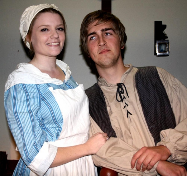 Young love blossoms in Cranford between Martha (Ellie Bawden) and Jem Hearn (Ethan Ac Photo
