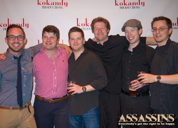 The ASSASSINS orchestra: Mike Matlock, Kory Danielson, Kyle McCullough, Scott Simon,  Photo