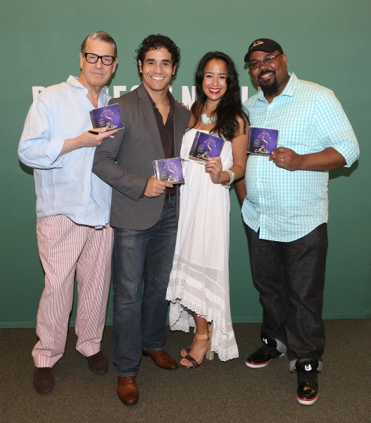 Jonathan Freeman, Adam Jacobs, Courtney Reed and James Monroe Iglehart Photo