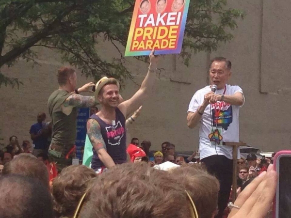 Photo Flash: First Look at George Takei as Grand Marshal in Columbus Pride Parade Image