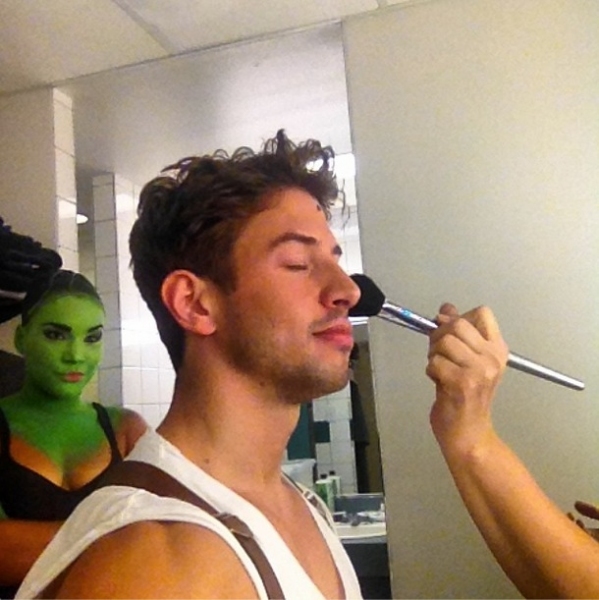 Photo Flash: Saturday Intermission Pics, June 21 - ROCKY, BULLETS, AVENUE Q and More Prep for BROADWAY BARES! Image