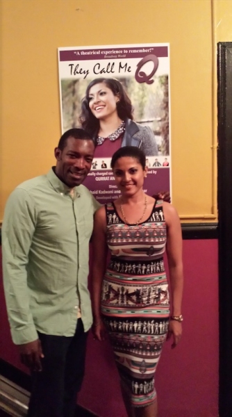 Photo Flash: DOODU BOY's Stefhen Bryan Visits THEY CALL ME Q Off-Broadway Image