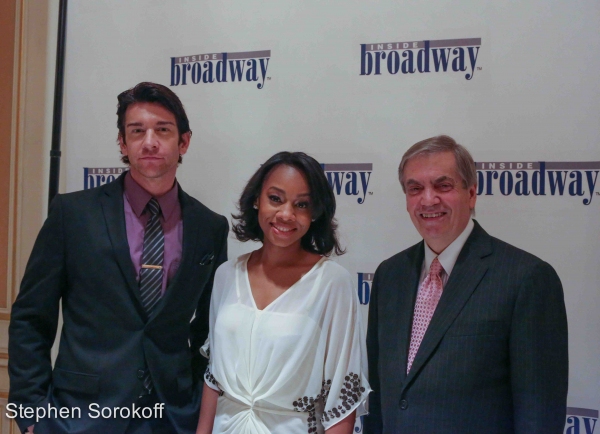 Andy Karl, Anika Noni Rose, Michael Presser, Executive Director Inside Broadway Photo