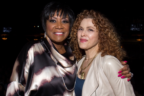 Photo Coverage: Bernadette Peters Visits Patti LaBelle at AFTER MIDNIGHT! Image