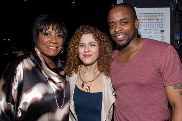 Photo Coverage: Bernadette Peters Visits Patti LaBelle at AFTER MIDNIGHT! Image