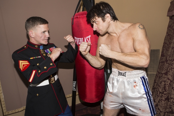Corporal Kyle Carpenter and Andy Karl Photo