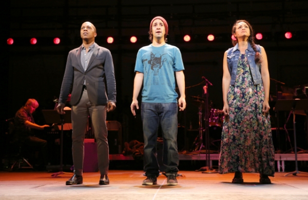 Photo Flash: First Look at Lin-Manuel Miranda, Leslie Odom Jr. and Karen Olivo in Encores! TICK, TICK... BOOM! Image