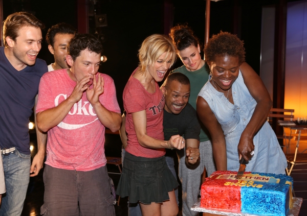 Photo Coverage: Idina Menzel & IF/THEN Cast Celebrate 100th Performance at Richard Rodgers Theatre! Image