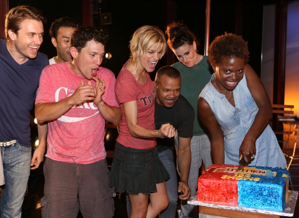 Photo Coverage: Idina Menzel & IF/THEN Cast Celebrate 100th Performance at Richard Rodgers Theatre! Image