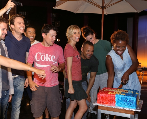 Photo Coverage: Idina Menzel & IF/THEN Cast Celebrate 100th Performance at Richard Rodgers Theatre! Image