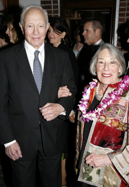 Mary Rodgers Guettel  & Husband Henry Guettel attending the ''South Pacific'' Opening Photo
