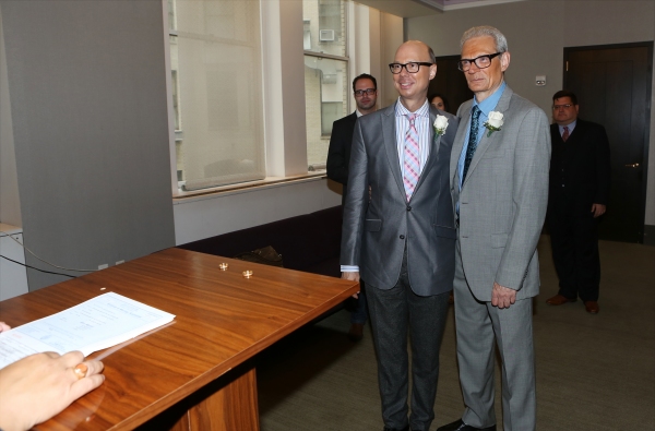 Photo Coverage: A Broadway Wedding! Richard and Preston Ridge Tie the Knot Image
