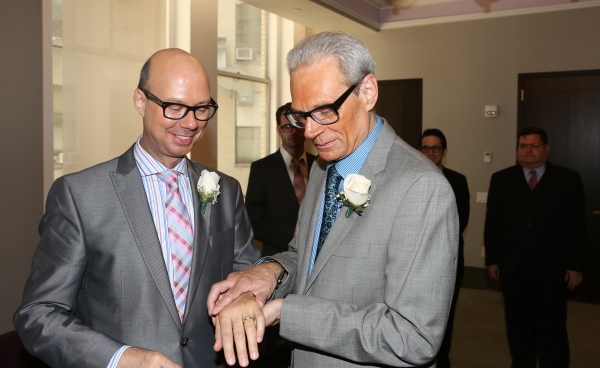 Photo Coverage: A Broadway Wedding! Richard and Preston Ridge Tie the Knot Image