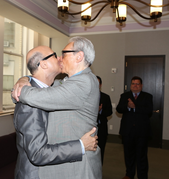 Photo Coverage: A Broadway Wedding! Richard and Preston Ridge Tie the Knot Image
