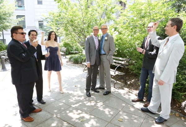 Photo Coverage: A Broadway Wedding! Richard and Preston Ridge Tie the Knot Image