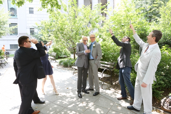 Photo Coverage: A Broadway Wedding! Richard and Preston Ridge Tie the Knot Image