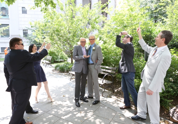 Photo Coverage: A Broadway Wedding! Richard and Preston Ridge Tie the Knot Image