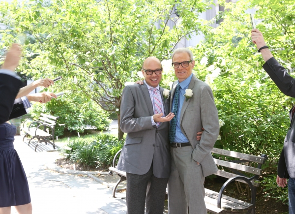 Photo Coverage: A Broadway Wedding! Richard and Preston Ridge Tie the Knot Image