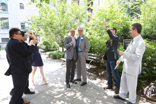 Photo Coverage: A Broadway Wedding! Richard and Preston Ridge Tie the Knot Image