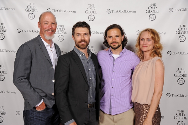 Cast members Mike Sears, Noah Bean, Jonny Orsini, and Angela Reed Photo