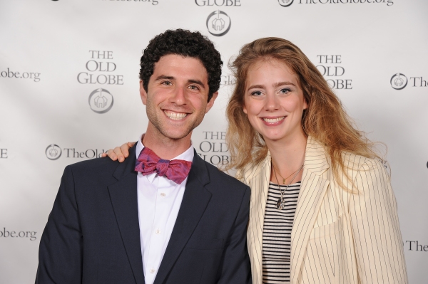 Cast members Adam Gerber and Charlotte Bydwell Photo