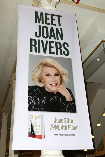 Joan Rivers visits Barnes & Noble Union Square to promote her latest book, ''Diary of Photo