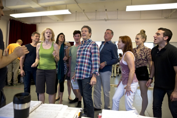 Photo Flash: In Rehearsal with Kevin Spirtas and More for MR. CONFIDENTIAL at NYMF Image