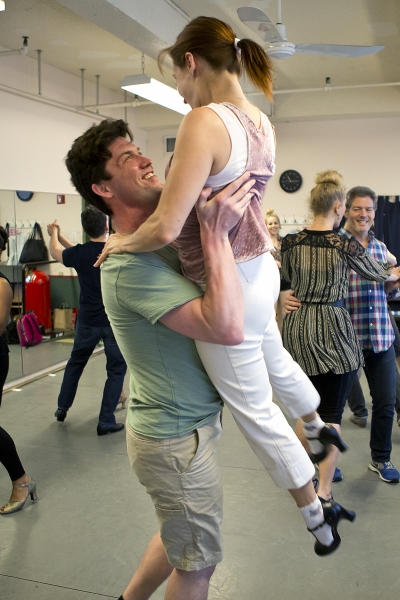 Photo Flash: In Rehearsal with Kevin Spirtas and More for MR. CONFIDENTIAL at NYMF Image