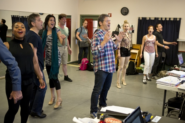 Photo Flash: In Rehearsal with Kevin Spirtas and More for MR. CONFIDENTIAL at NYMF Image