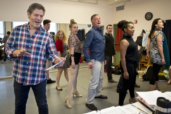 Photo Flash: In Rehearsal with Kevin Spirtas and More for MR. CONFIDENTIAL at NYMF Image
