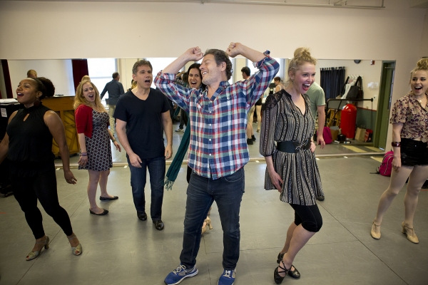 Photo Flash: In Rehearsal with Kevin Spirtas and More for MR. CONFIDENTIAL at NYMF Image