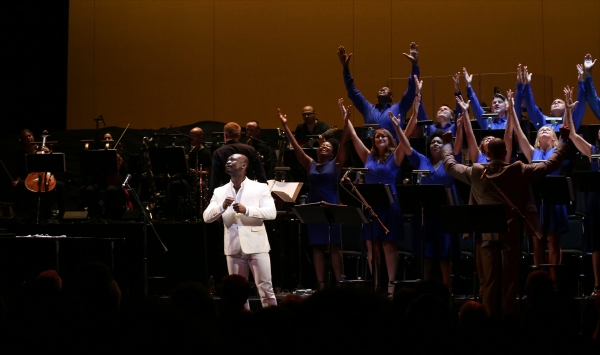 Photo Coverage: Randy Newman and Cast of Encores! FAUST Take Bows at New York City Center Image