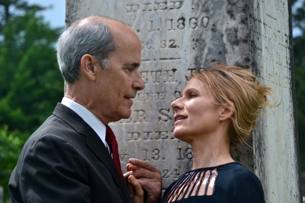 Robert Emmet Lunney as Claudius and Pamela J. Gray as Gertrude in Howard BarkerÃ¢â Photo