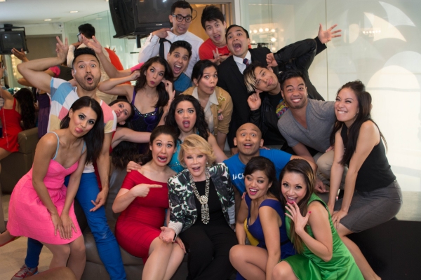 Photo Flash: Joan Rivers Visits HERE LIES LOVE Image