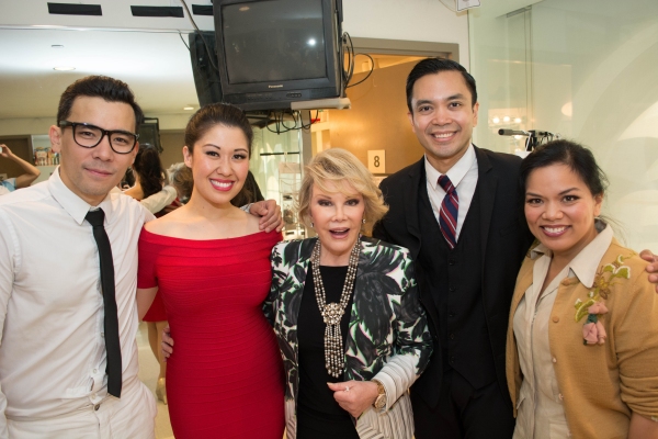 Photo Flash: Joan Rivers Visits HERE LIES LOVE Image