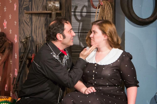 Alexis M. Vournazos as Bill Starbuck and Stacy-Lee Frome as Lizzie Curry Photo