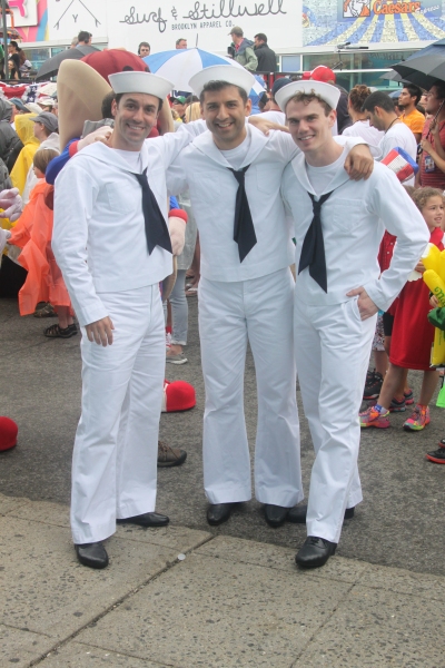 Exclusive Photo Coverage: ON THE TOWN Stars Perform at Nathan's Fourth of July Hot Dog Eating Contest!  Image
