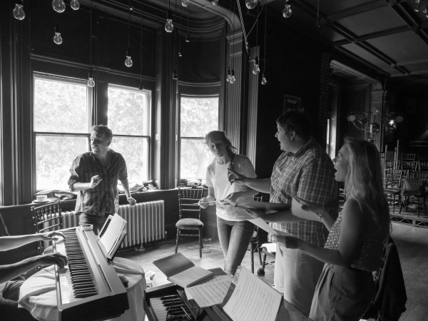Photo Flash: Rehearsals Underway for Stephen Sondheim Society's GOD, July 8-12  Image