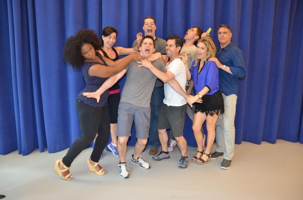 Photo Flash: In Rehearsal with Robert Cuccioli, Kathleen Elizabeth Monteleone, Justin Matthew Sargent and More for Bay Street's MY LIFE IS A MUSICAL Image
