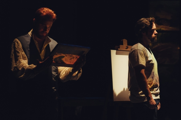 Jordan Foote as Vincent van Gogh and Steve Fisher as Patrick Stone Photo